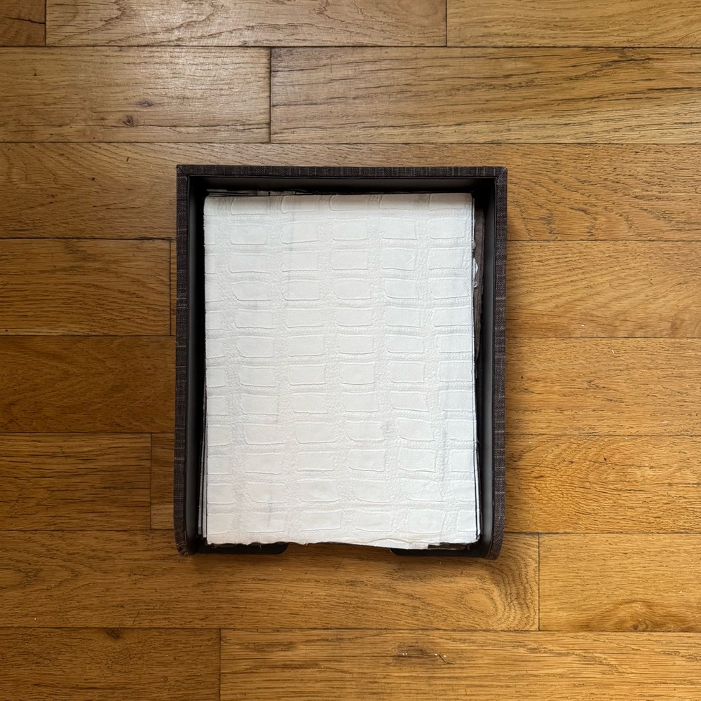 brown The Container Store paper tray (O/S)